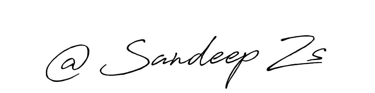 The best way (Antro_Vectra_Bolder) to make a short signature is to pick only two or three words in your name. The name @ Sandeep Zs include a total of six letters. For converting this name. @ Sandeep Zs signature style 7 images and pictures png
