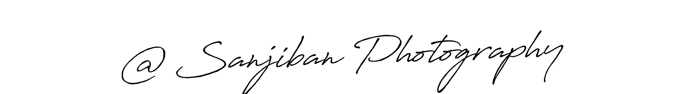 Also You can easily find your signature by using the search form. We will create @ Sanjiban Photography name handwritten signature images for you free of cost using Antro_Vectra_Bolder sign style. @ Sanjiban Photography signature style 7 images and pictures png