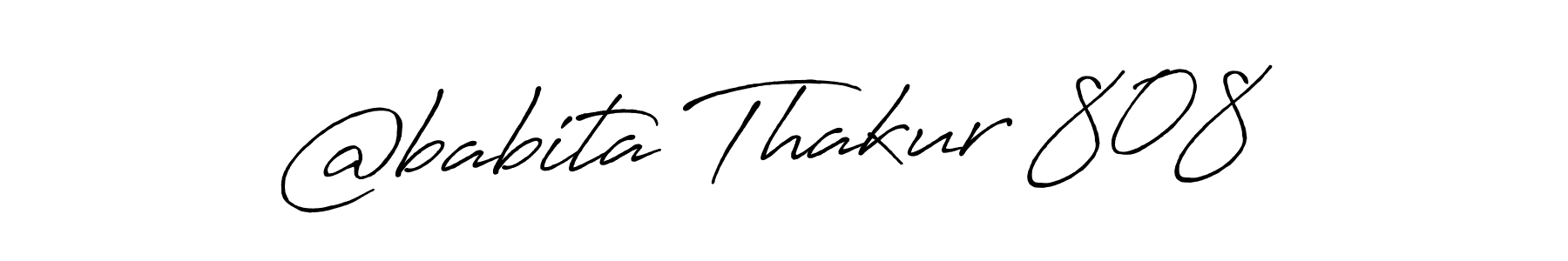 How to make @babita Thakur 808 name signature. Use Antro_Vectra_Bolder style for creating short signs online. This is the latest handwritten sign. @babita Thakur 808 signature style 7 images and pictures png