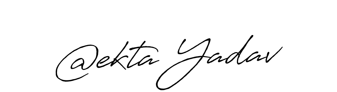 It looks lik you need a new signature style for name @ekta Yadav. Design unique handwritten (Antro_Vectra_Bolder) signature with our free signature maker in just a few clicks. @ekta Yadav signature style 7 images and pictures png