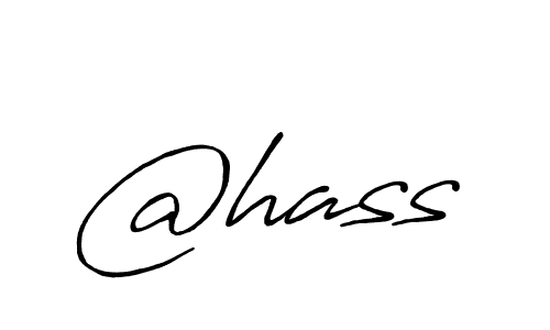 How to make @hass name signature. Use Antro_Vectra_Bolder style for creating short signs online. This is the latest handwritten sign. @hass signature style 7 images and pictures png