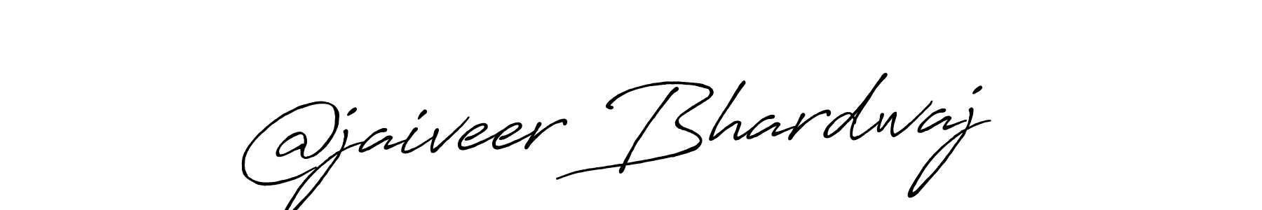 The best way (Antro_Vectra_Bolder) to make a short signature is to pick only two or three words in your name. The name @jaiveer Bhardwaj  include a total of six letters. For converting this name. @jaiveer Bhardwaj  signature style 7 images and pictures png