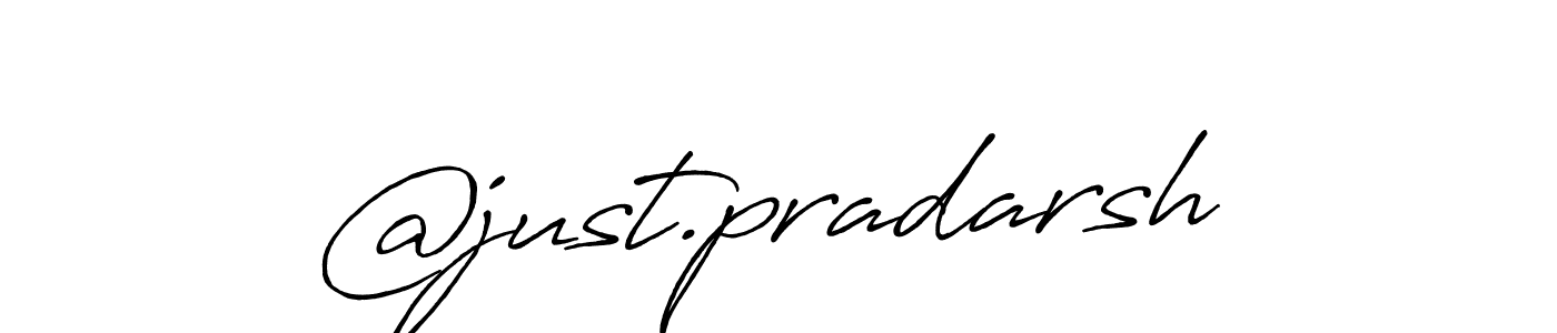 Make a beautiful signature design for name @just.pradarsh. With this signature (Antro_Vectra_Bolder) style, you can create a handwritten signature for free. @just.pradarsh signature style 7 images and pictures png