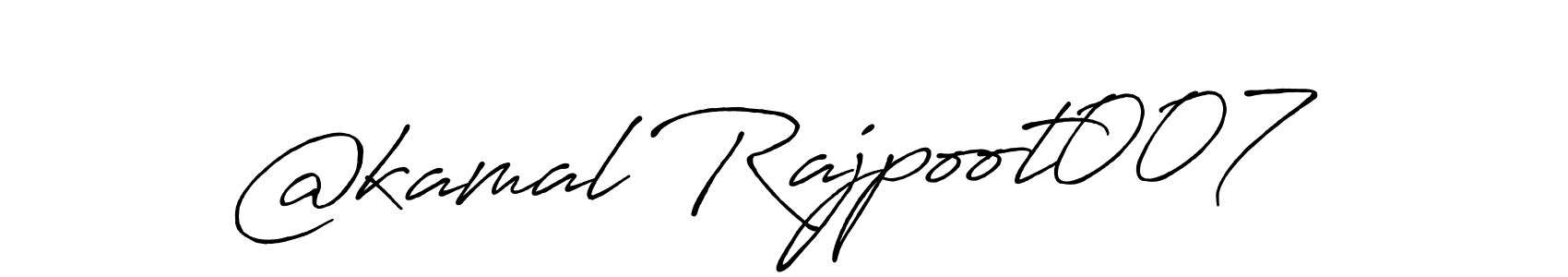 How to Draw @kamal Rajpoot007 signature style? Antro_Vectra_Bolder is a latest design signature styles for name @kamal Rajpoot007. @kamal Rajpoot007 signature style 7 images and pictures png