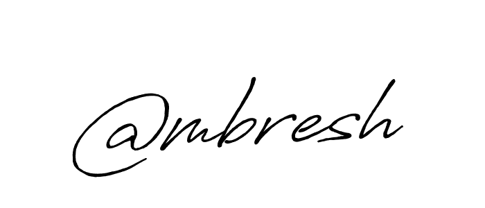 Also we have @mbresh name is the best signature style. Create professional handwritten signature collection using Antro_Vectra_Bolder autograph style. @mbresh signature style 7 images and pictures png