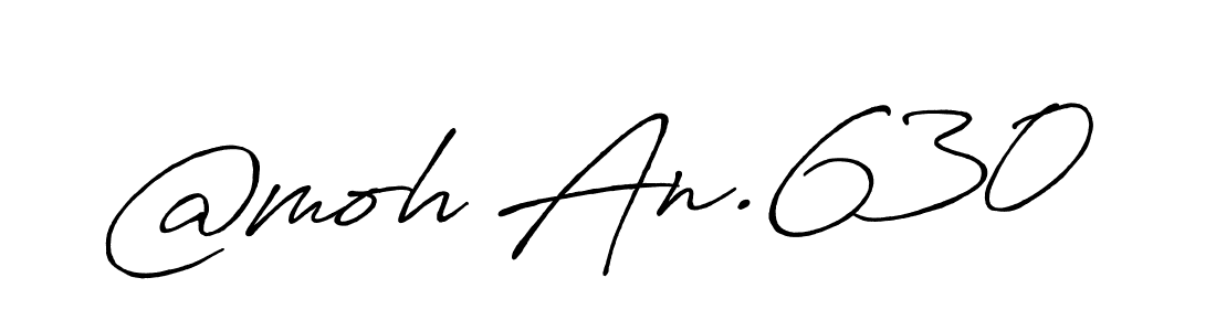 Make a beautiful signature design for name @moh An.630. Use this online signature maker to create a handwritten signature for free. @moh An.630 signature style 7 images and pictures png