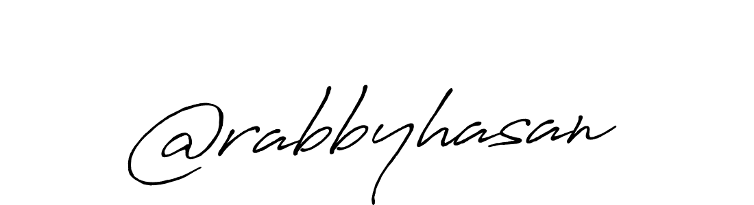 Once you've used our free online signature maker to create your best signature Antro_Vectra_Bolder style, it's time to enjoy all of the benefits that @rabbyhasan name signing documents. @rabbyhasan signature style 7 images and pictures png