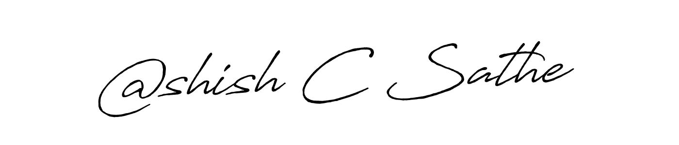 It looks lik you need a new signature style for name @shish C Sathe. Design unique handwritten (Antro_Vectra_Bolder) signature with our free signature maker in just a few clicks. @shish C Sathe signature style 7 images and pictures png