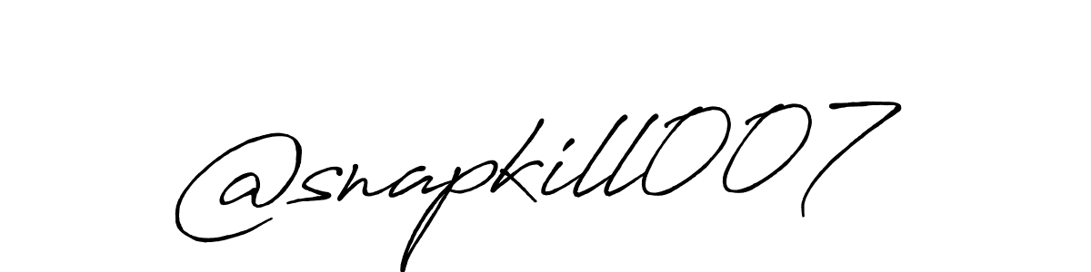 Here are the top 10 professional signature styles for the name @snapkill007. These are the best autograph styles you can use for your name. @snapkill007 signature style 7 images and pictures png