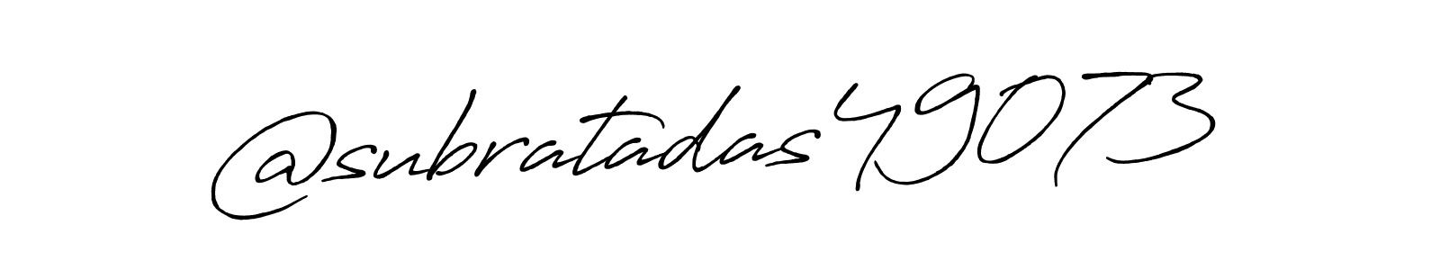 Create a beautiful signature design for name @subratadas49073. With this signature (Antro_Vectra_Bolder) fonts, you can make a handwritten signature for free. @subratadas49073 signature style 7 images and pictures png