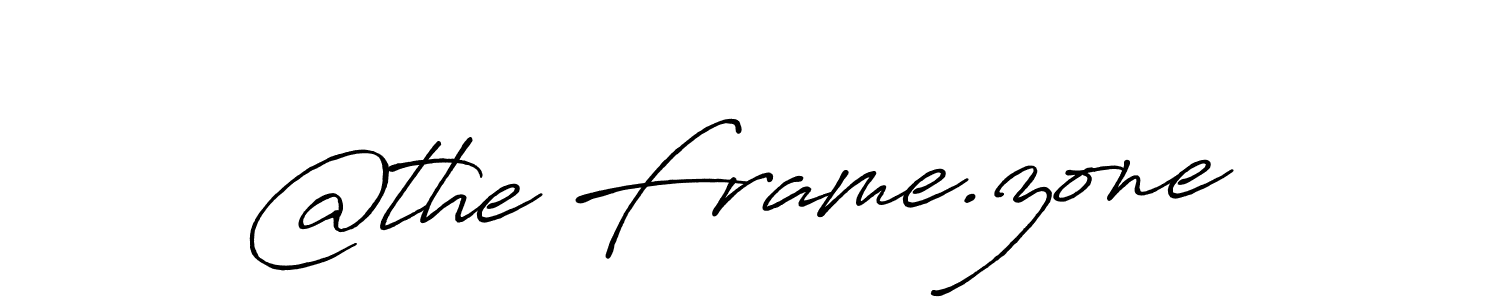 The best way (Antro_Vectra_Bolder) to make a short signature is to pick only two or three words in your name. The name @the Frame.zone include a total of six letters. For converting this name. @the Frame.zone signature style 7 images and pictures png