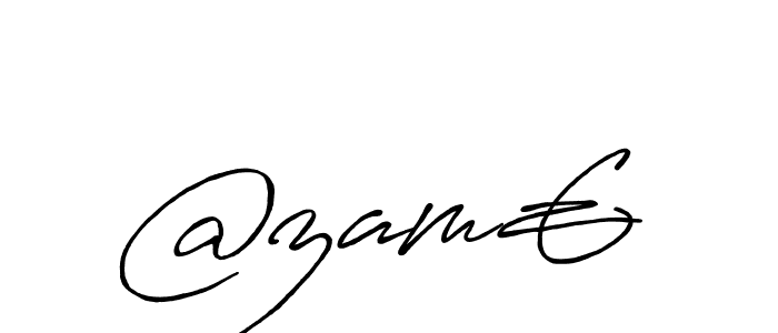 How to make @zam€ signature? Antro_Vectra_Bolder is a professional autograph style. Create handwritten signature for @zam€ name. @zam€ signature style 7 images and pictures png
