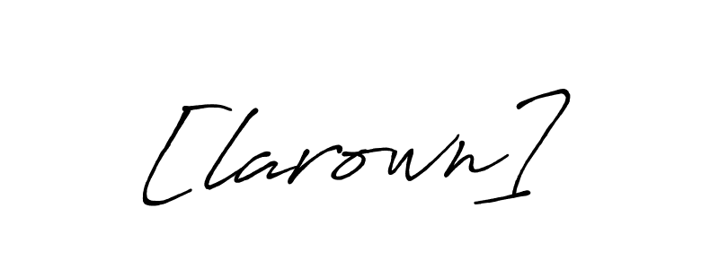 How to make [larown] signature? Antro_Vectra_Bolder is a professional autograph style. Create handwritten signature for [larown] name. [larown] signature style 7 images and pictures png