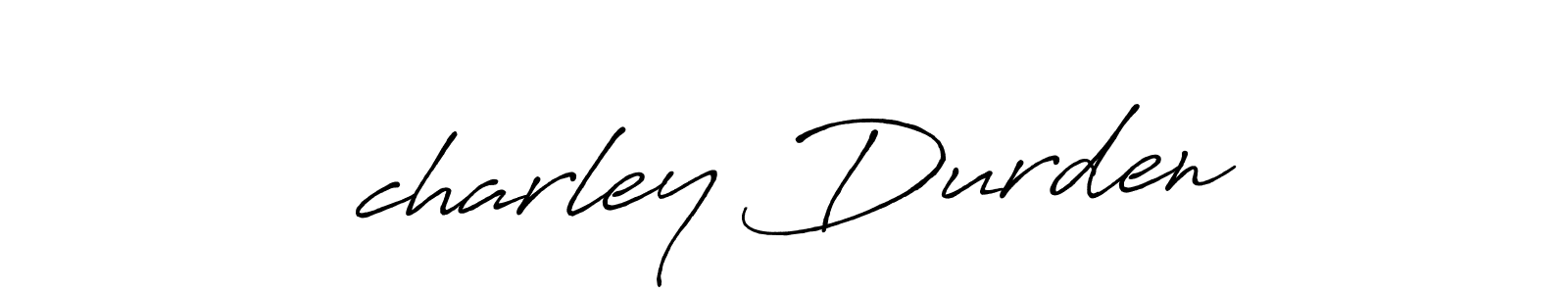 You should practise on your own different ways (Antro_Vectra_Bolder) to write your name ( charley Durden) in signature. don't let someone else do it for you.  charley Durden signature style 7 images and pictures png