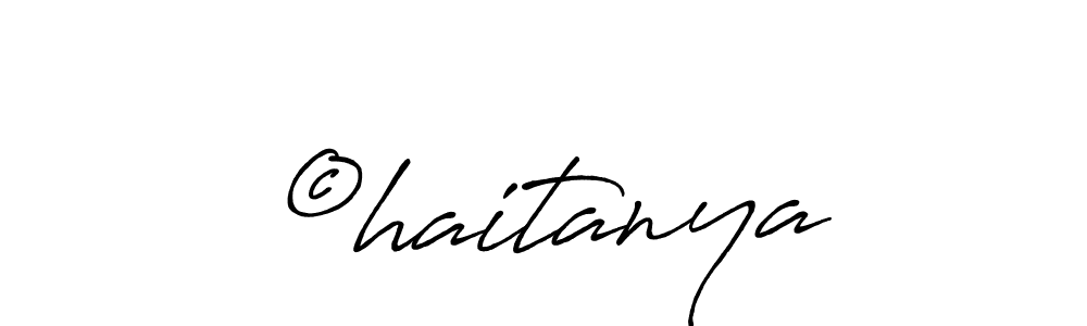 How to make ©haitanya signature? Antro_Vectra_Bolder is a professional autograph style. Create handwritten signature for ©haitanya name. ©haitanya signature style 7 images and pictures png