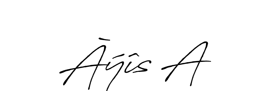 It looks lik you need a new signature style for name Àýîs A. Design unique handwritten (Antro_Vectra_Bolder) signature with our free signature maker in just a few clicks. Àýîs A signature style 7 images and pictures png