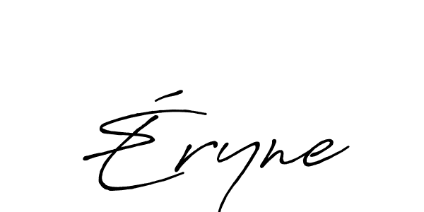 How to make Éryne name signature. Use Antro_Vectra_Bolder style for creating short signs online. This is the latest handwritten sign. Éryne signature style 7 images and pictures png