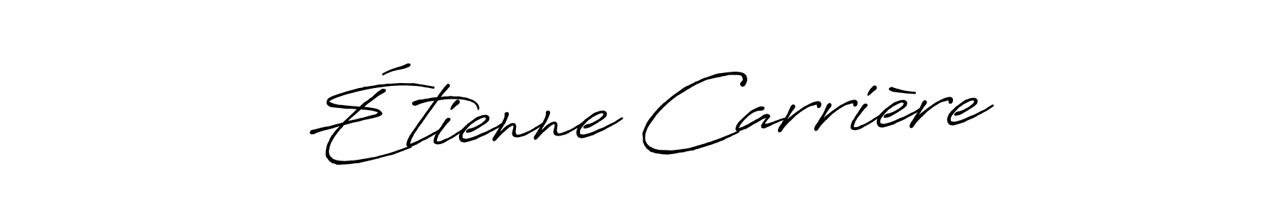 if you are searching for the best signature style for your name Étienne Carrière. so please give up your signature search. here we have designed multiple signature styles  using Antro_Vectra_Bolder. Étienne Carrière signature style 7 images and pictures png