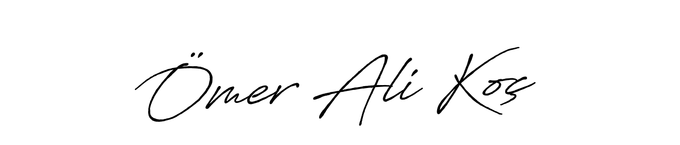 Also You can easily find your signature by using the search form. We will create Ömer Ali Koç name handwritten signature images for you free of cost using Antro_Vectra_Bolder sign style. Ömer Ali Koç signature style 7 images and pictures png