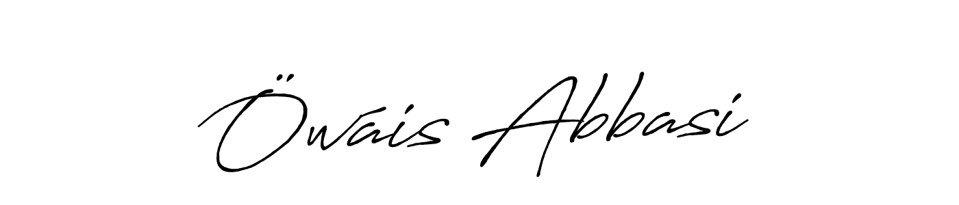 Use a signature maker to create a handwritten signature online. With this signature software, you can design (Antro_Vectra_Bolder) your own signature for name Öwáis Abbasi. Öwáis Abbasi signature style 7 images and pictures png