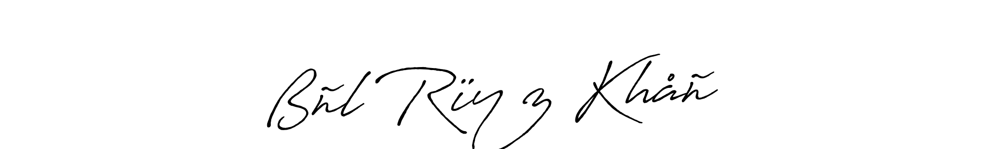 Also we have ßñl Rïyāz Khåñ name is the best signature style. Create professional handwritten signature collection using Antro_Vectra_Bolder autograph style. ßñl Rïyāz Khåñ signature style 7 images and pictures png