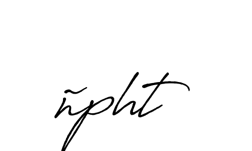 ñpht stylish signature style. Best Handwritten Sign (Antro_Vectra_Bolder) for my name. Handwritten Signature Collection Ideas for my name ñpht. ñpht signature style 7 images and pictures png