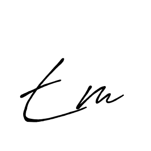 Also we have Łm name is the best signature style. Create professional handwritten signature collection using Antro_Vectra_Bolder autograph style. Łm signature style 7 images and pictures png