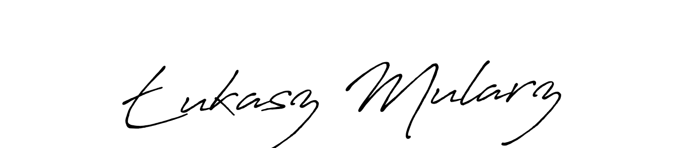 How to make Łukasz Mularz signature? Antro_Vectra_Bolder is a professional autograph style. Create handwritten signature for Łukasz Mularz name. Łukasz Mularz signature style 7 images and pictures png