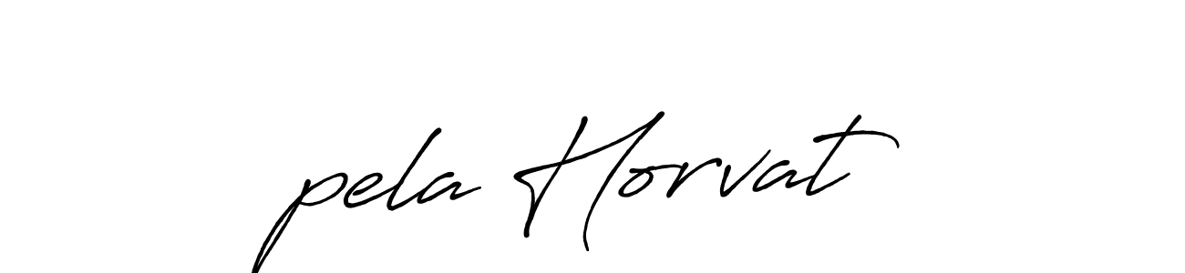 How to make Špela Horvat signature? Antro_Vectra_Bolder is a professional autograph style. Create handwritten signature for Špela Horvat name. Špela Horvat signature style 7 images and pictures png