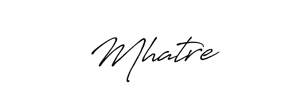 Also You can easily find your signature by using the search form. We will create उ Mhatre name handwritten signature images for you free of cost using Antro_Vectra_Bolder sign style. उ Mhatre signature style 7 images and pictures png