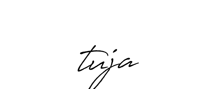 Design your own signature with our free online signature maker. With this signature software, you can create a handwritten (Antro_Vectra_Bolder) signature for name ऋtuja. ऋtuja signature style 7 images and pictures png