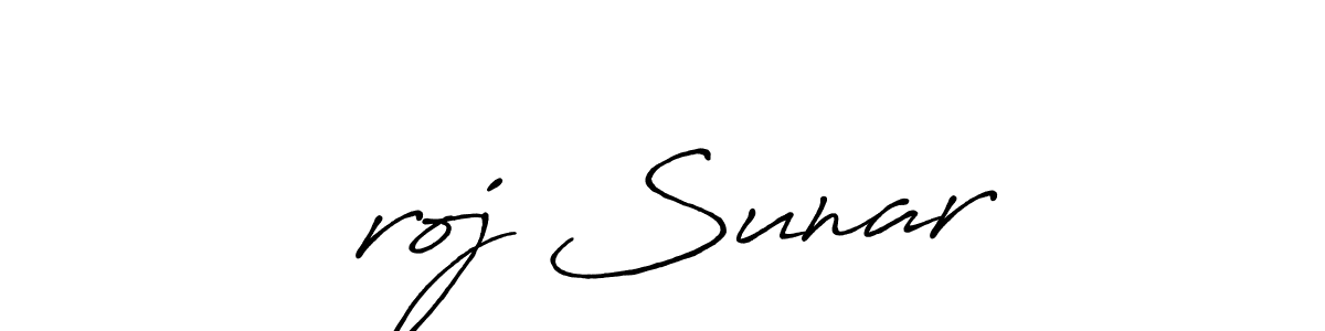 if you are searching for the best signature style for your name सroj Sunar. so please give up your signature search. here we have designed multiple signature styles  using Antro_Vectra_Bolder. सroj Sunar signature style 7 images and pictures png