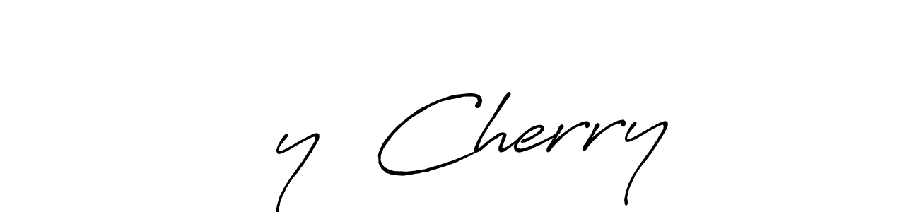 Create a beautiful signature design for name ẞyā Cherry. With this signature (Antro_Vectra_Bolder) fonts, you can make a handwritten signature for free. ẞyā Cherry signature style 7 images and pictures png