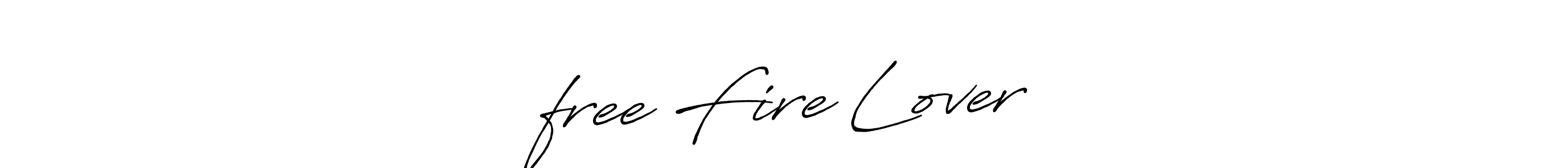 Create a beautiful signature design for name ❤️free Fire Lover ❤️. With this signature (Antro_Vectra_Bolder) fonts, you can make a handwritten signature for free. ❤️free Fire Lover ❤️ signature style 7 images and pictures png