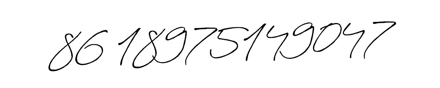  86 18975149047 stylish signature style. Best Handwritten Sign (Antro_Vectra_Bolder) for my name. Handwritten Signature Collection Ideas for my name  86 18975149047.  86 18975149047 signature style 7 images and pictures png