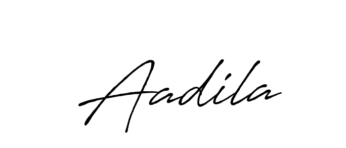 Similarly Antro_Vectra_Bolder is the best handwritten signature design. Signature creator online .You can use it as an online autograph creator for name  Aadila.  Aadila signature style 7 images and pictures png