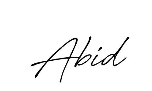 You should practise on your own different ways (Antro_Vectra_Bolder) to write your name ( Abid) in signature. don't let someone else do it for you.  Abid signature style 7 images and pictures png