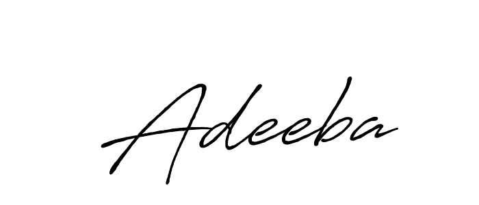 You can use this online signature creator to create a handwritten signature for the name  Adeeba. This is the best online autograph maker.  Adeeba signature style 7 images and pictures png