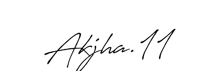 Here are the top 10 professional signature styles for the name  Akjha.11. These are the best autograph styles you can use for your name.  Akjha.11 signature style 7 images and pictures png