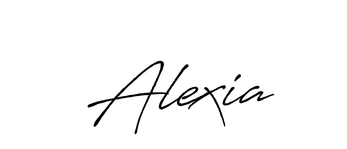 Similarly Antro_Vectra_Bolder is the best handwritten signature design. Signature creator online .You can use it as an online autograph creator for name  Alexia.  Alexia signature style 7 images and pictures png