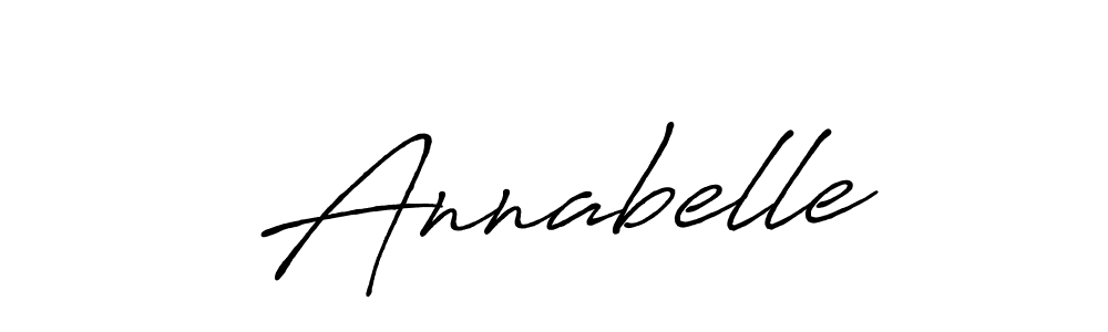 How to make  Annabelle name signature. Use Antro_Vectra_Bolder style for creating short signs online. This is the latest handwritten sign.  Annabelle signature style 7 images and pictures png