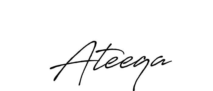 How to Draw  Ateeqa signature style? Antro_Vectra_Bolder is a latest design signature styles for name  Ateeqa.  Ateeqa signature style 7 images and pictures png