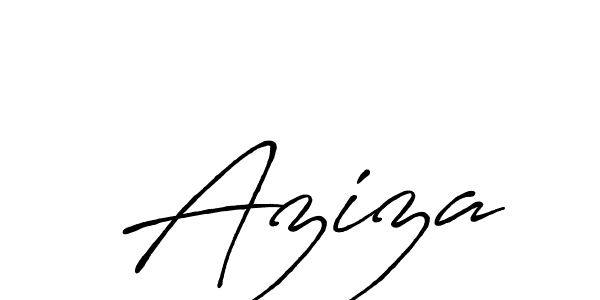 Make a beautiful signature design for name  Aziza. Use this online signature maker to create a handwritten signature for free.  Aziza signature style 7 images and pictures png