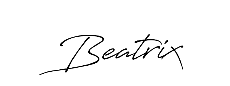 You should practise on your own different ways (Antro_Vectra_Bolder) to write your name ( Beatrix) in signature. don't let someone else do it for you.  Beatrix signature style 7 images and pictures png