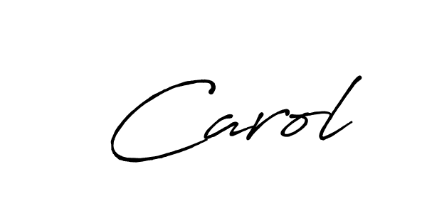 The best way (Antro_Vectra_Bolder) to make a short signature is to pick only two or three words in your name. The name  Carol include a total of six letters. For converting this name.  Carol signature style 7 images and pictures png