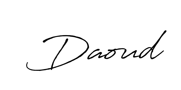 Once you've used our free online signature maker to create your best signature Antro_Vectra_Bolder style, it's time to enjoy all of the benefits that  Daoud name signing documents.  Daoud signature style 7 images and pictures png