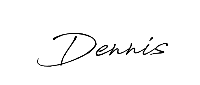 Make a beautiful signature design for name  Dennis. With this signature (Antro_Vectra_Bolder) style, you can create a handwritten signature for free.  Dennis signature style 7 images and pictures png