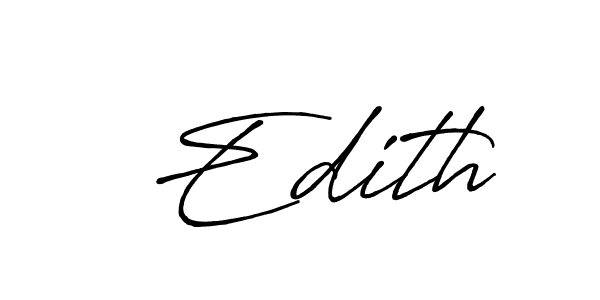 Create a beautiful signature design for name  Edith. With this signature (Antro_Vectra_Bolder) fonts, you can make a handwritten signature for free.  Edith signature style 7 images and pictures png