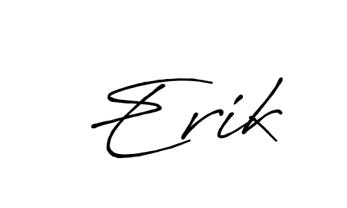 This is the best signature style for the  Erik name. Also you like these signature font (Antro_Vectra_Bolder). Mix name signature.  Erik signature style 7 images and pictures png