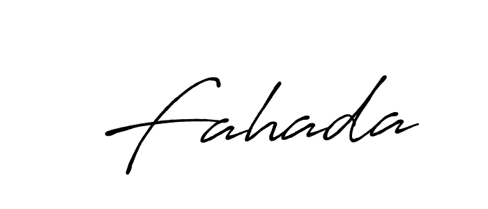 The best way (Antro_Vectra_Bolder) to make a short signature is to pick only two or three words in your name. The name  Fahada include a total of six letters. For converting this name.  Fahada signature style 7 images and pictures png